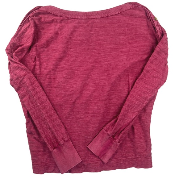 Anthropologie Cranberry Boat Neck Long Sleeve In Size S - Picture 4 of 4